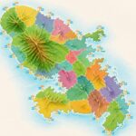 découvrez la carte détaillée de la martinique avec ses communes, ses plages paradisiaques et le relief unique de l'île aux fleurs. explorez ce joyau des caraïbes en un coup d'œil.