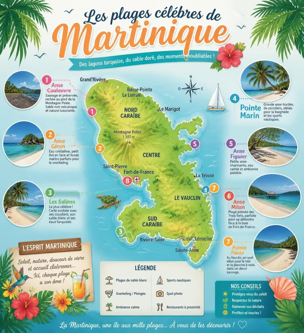 explorez la carte détaillée de la martinique avec ses communes, plages idylliques et reliefs magnifiques de l'île aux fleurs.