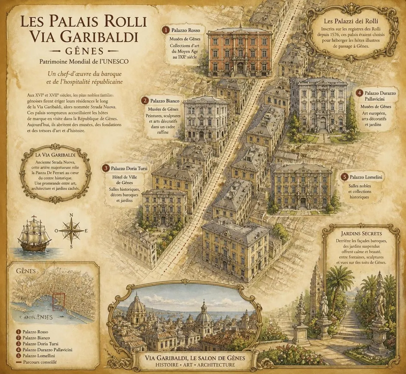 découvrez gênes, la ville italienne méconnue, à travers le porto antico, les caruggi pittoresques et ses secrets fascinants.