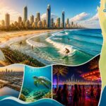 découvrez la gold coast, entre plages paradisiaques, spots de surf incontournables et une vie nocturne animée sur la célèbre côte dorée australienne.