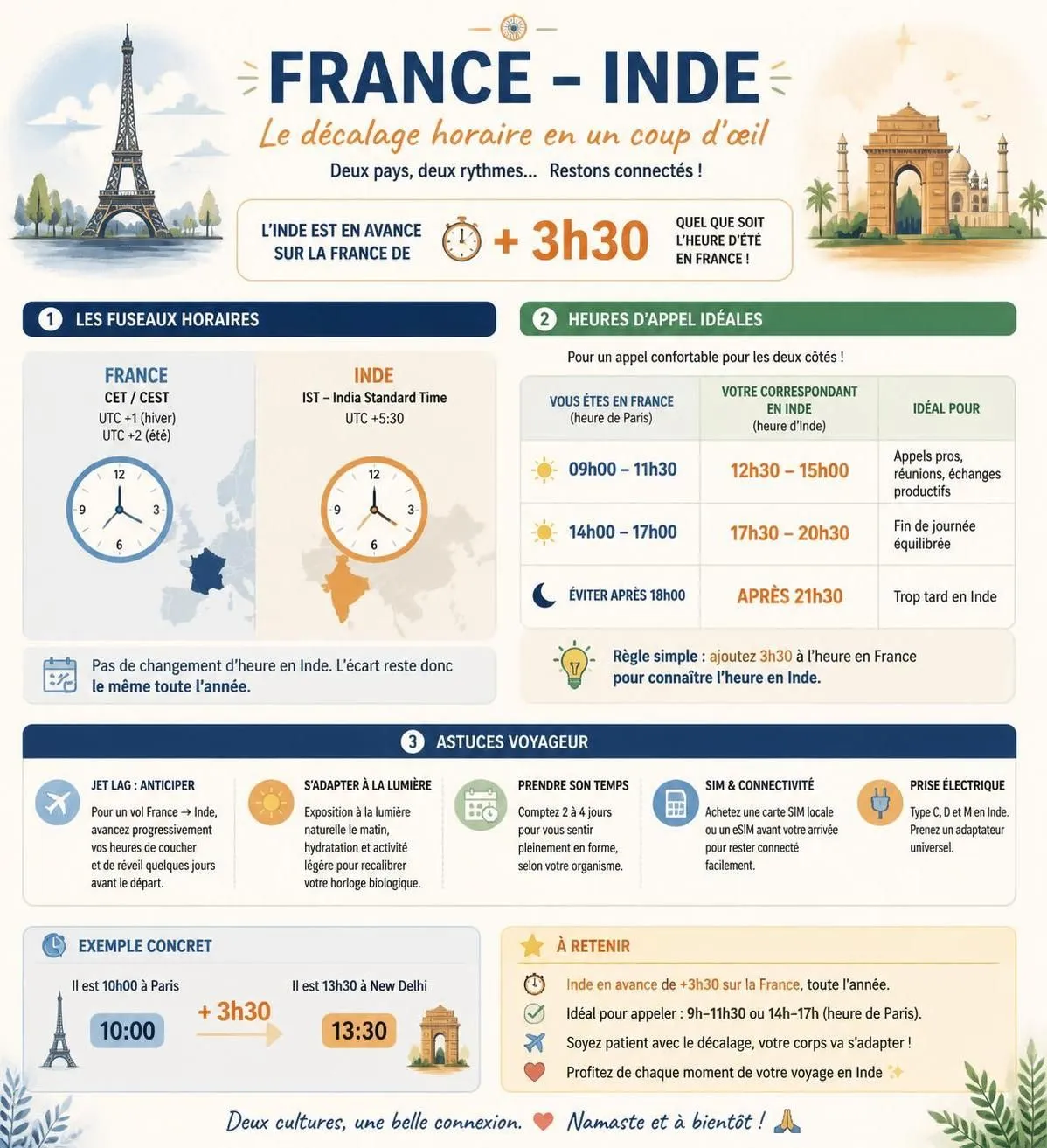 découvrez l'heure actuelle en inde, le décalage horaire avec la france, et toutes les informations essentielles à connaître avant votre voyage.