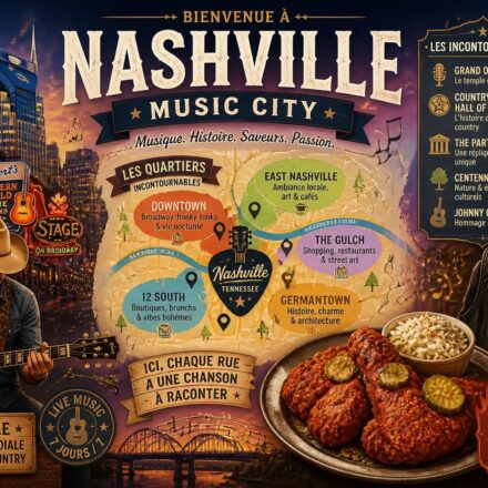 découvrez nashville, la capitale de la musique country, savourez le célèbre hot chicken et explorez les incontournables de la music city pour une expérience unique et authentique.