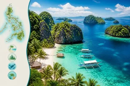 découvrez les philippines, un archipel de 7 000 îles aux plages paradisiaques et sites incontournables. explorez ses paysages uniques, sa culture riche et ses trésors naturels exceptionnels.
