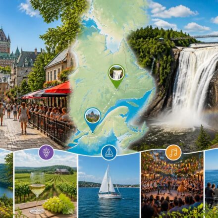 découvrez le québec en été : explorez le charme du vieux-québec, admirez les impressionnantes chutes montmorency et découvrez les meilleures activités à faire dans la province.