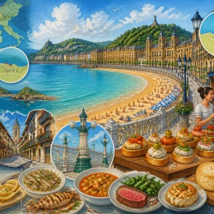 découvrez san sebastián, joyau de la côte basque, célèbre pour ses pintxos savoureux, la superbe plage de la concha et une gastronomie traditionnelle d'exception.