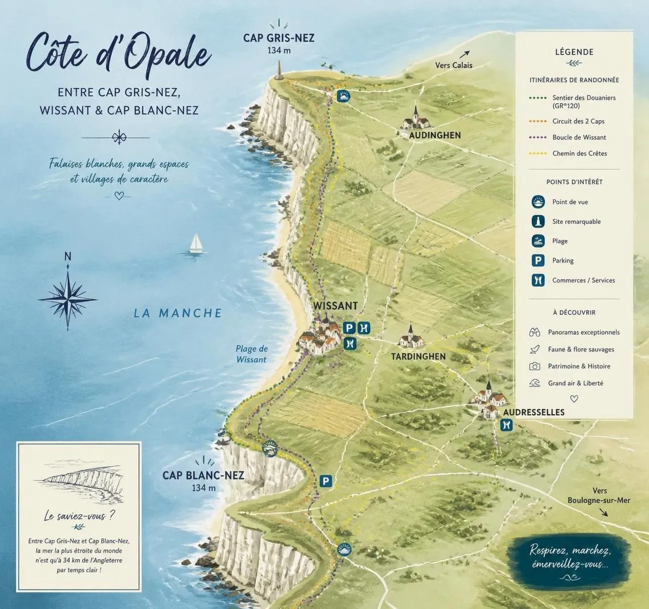 découvrez la côte d'opale avec ses paysages époustouflants : wissant, le cap gris-nez et les falaises sauvages du pas-de-calais, un paradis naturel entre mer et nature préservée.
