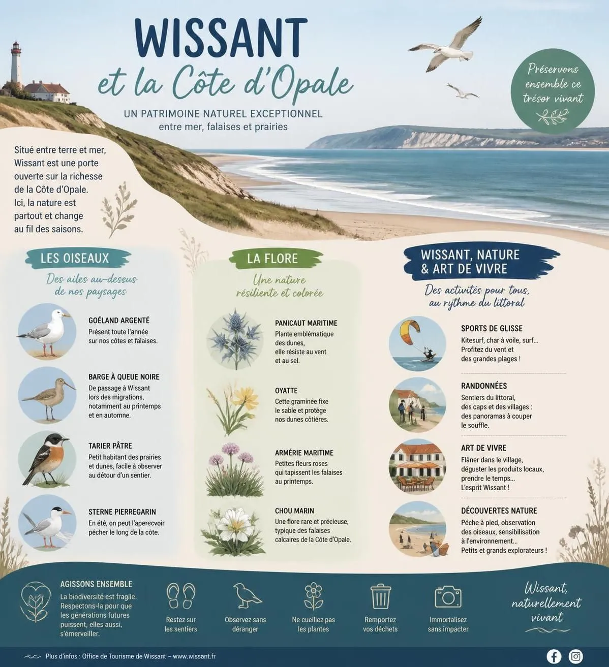 découvrez la beauté sauvage de la côte d'opale avec wissant, le cap gris-nez et ses impressionnantes falaises du pas-de-calais, un paysage naturel exceptionnel entre terre et mer.