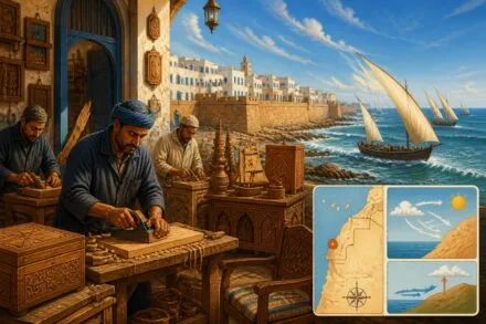 découvrez essaouira, la cité des alizés, réputée pour son artisanat du bois unique et ses paysages surprenants du maroc atlantique. entre traditions, vent marin et beauté authentique, laissez-vous charmer par cette destination incontournable.
