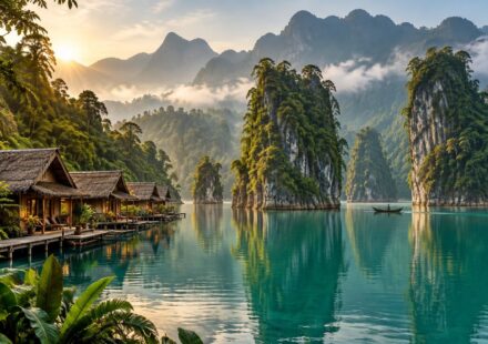Khao Sok : lacs cachés, floating bungalows et la forêt primaire que les touristes oublient encore explorez khao sok, ses lacs cachés, ses bungalows flottants et sa forêt primaire préservée, loin des itinéraires touristiques habituels.