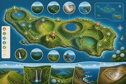découvrez les açores et l'île de são miguel, ses randonnées volcaniques spectaculaires et ses paysages uniques au cœur des îles atlantiques. une aventure nature inoubliable vous attend !