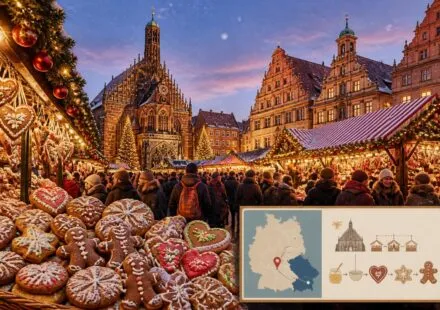 découvrez le marché de noël de nuremberg, le célèbre christkindlesmarkt, savourez les traditionnels lebkuchen et explorez la charmante vieille ville baroque de bavière pour une expérience magique.
