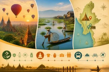 Myanmar : Bagan, lac Inle et ce qu’il faut savoir avant de voyager en Birmanie découvrez les incontournables du myanmar avec bagan, le lac inle et toutes les informations essentielles pour préparer votre voyage en birmanie en toute sérénité.