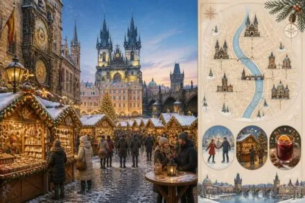 découvrez prague en décembre : explorez les marchés de noël féériques de la vieille ville et profitez des incontournables hivernaux de la capitale tchèque pour une expérience magique et festive.