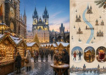 découvrez prague en décembre : explorez les marchés de noël féériques de la vieille ville et profitez des incontournables hivernaux de la capitale tchèque pour une expérience magique et festive.