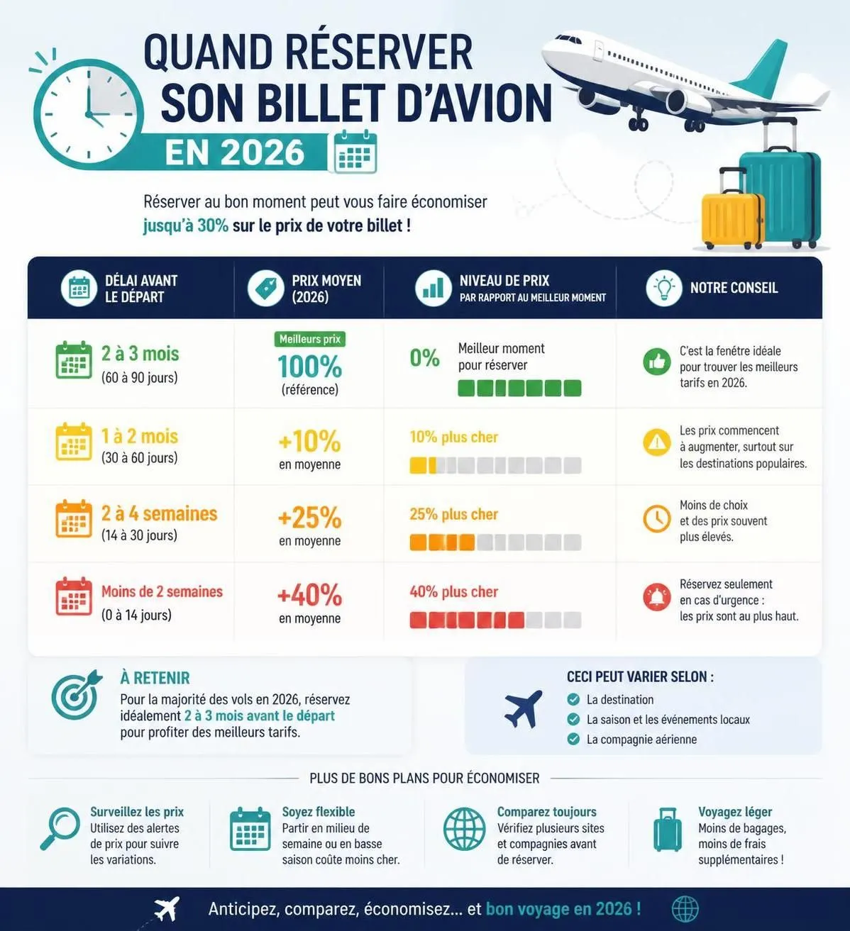 découvrez les conseils essentiels pour réserver vos billets d'avion au meilleur prix et économiser sur vos voyages grâce à nos règles simples et efficaces.
