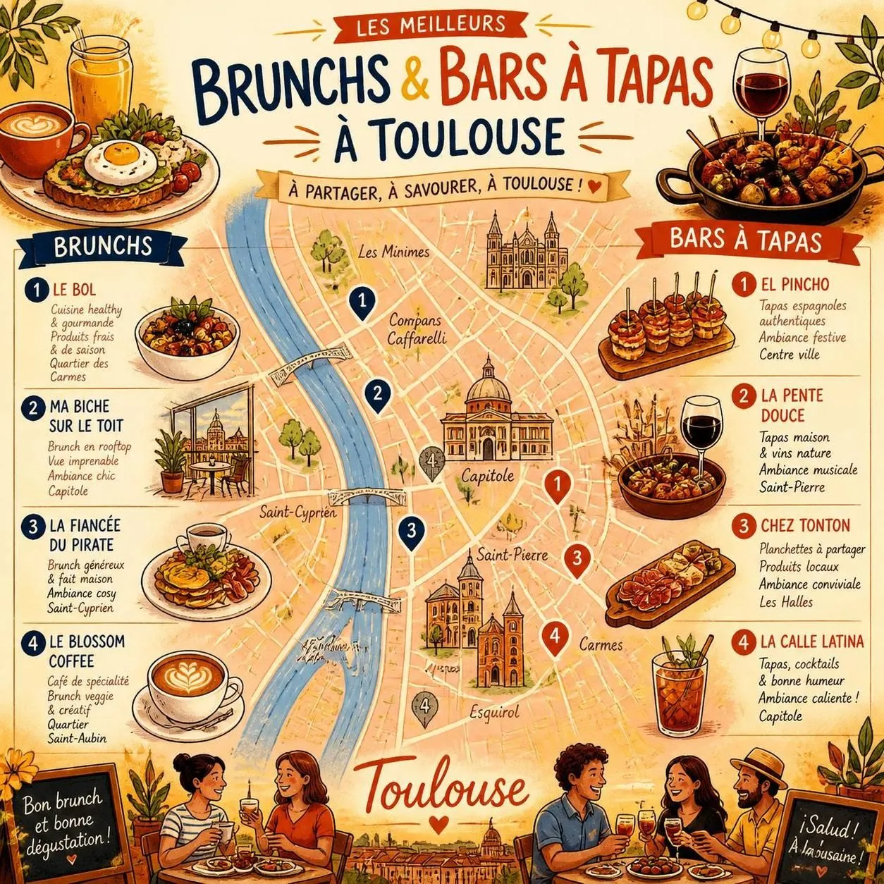 découvrez les meilleurs restaurants à toulouse, la ville rose, avec notre sélection d'adresses incontournables pour savourer une cuisine authentique et gourmande.