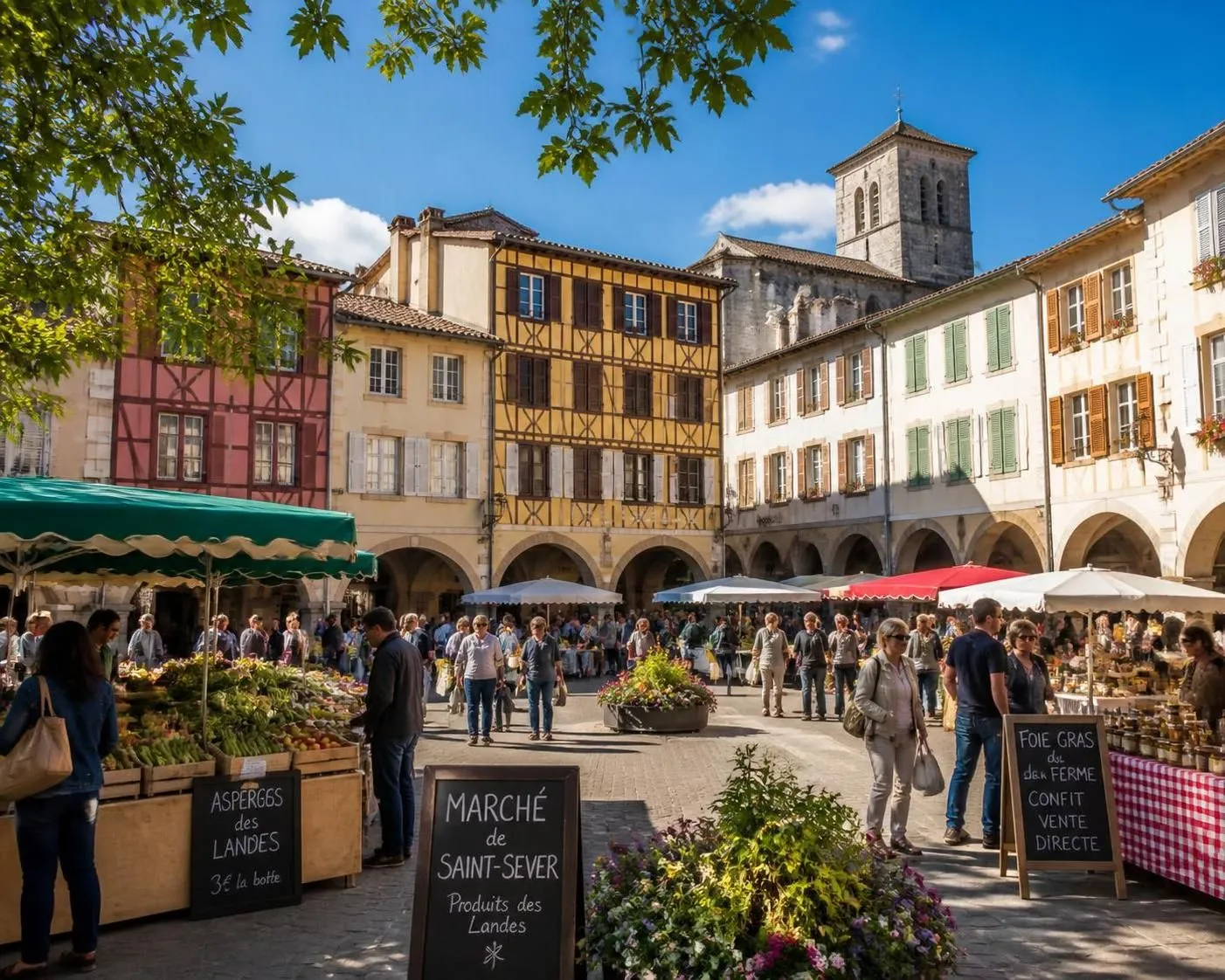 découvrez saint-sever, ses bastides médiévales, son abbaye carolingienne remarquable et les sites incontournables des landes béarnaises pour un voyage riche en histoire et culture.