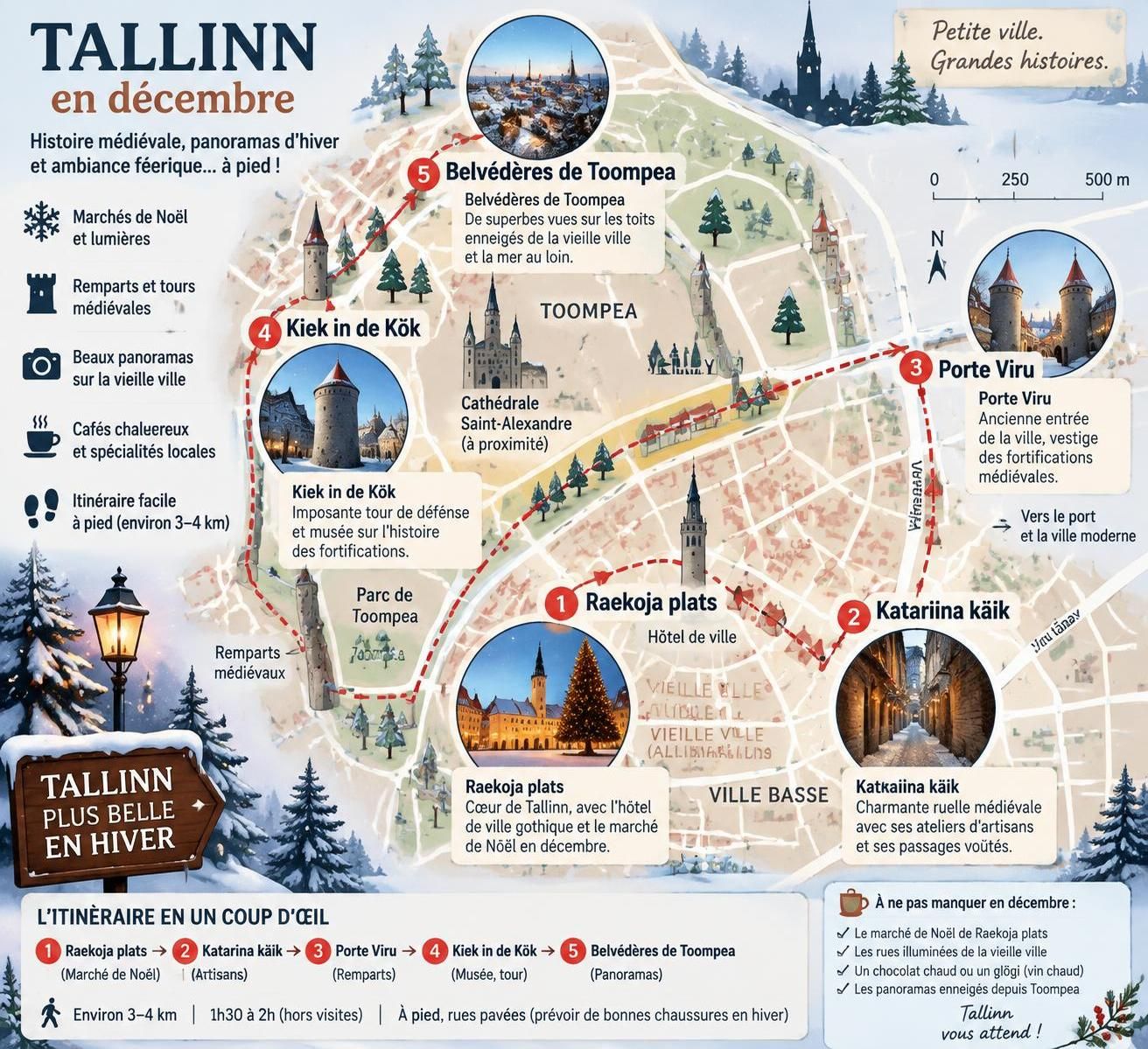 découvrez tallinn en décembre : marchés de noël médiévaux, glühwein parfumé et ruelles enneigées pour une escapade féerique au cœur de l’estonie.