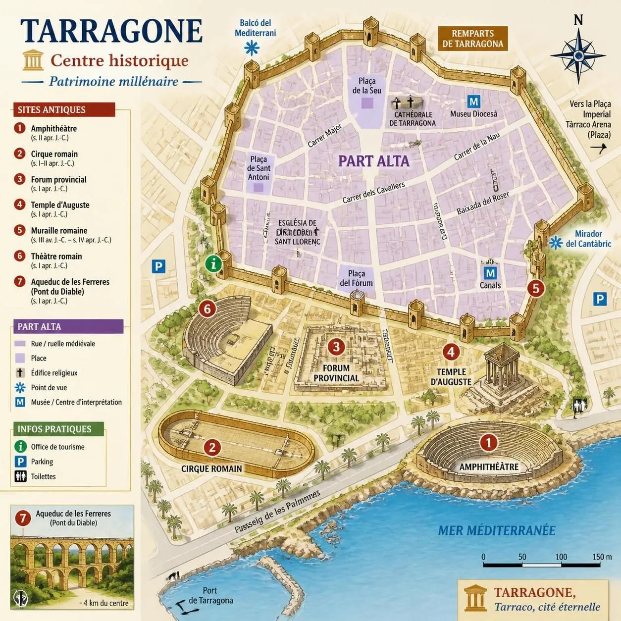 découvrez l'amphithéâtre romain de tarragone et plongez dans l'histoire de la catalogne antique, à seulement deux heures de barcelone. un voyage unique au cœur de la culture romaine.