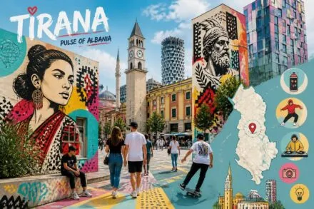 découvrez tirana, la capitale de l'albanie, où l'art de rue coloré rencontre une ambiance balkanique décontractée, offrant une expérience unique et surprenante.