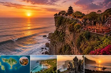 Uluwatu : le temple de falaise de Bali, les spectacles de kecak et les spots de surf au coucher du soleil découvrez uluwatu, son temple perché sur les falaises de bali, ses spectacles de kecak au coucher du soleil et ses spots de surf mythiques.