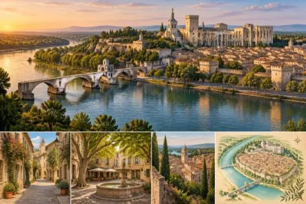 explorez avignon, cité des papes : visitez le palais des papes, découvrez les incontournables de la ville et ses trésors, même en dehors du festival.
