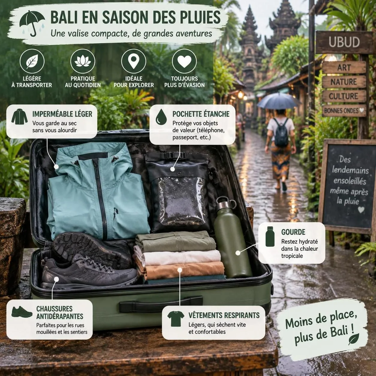 bali en novembre et décembre : météo, pluies et conseils pratiques. découvrez que faire autour d’ubud et comment profiter de la saison humide.