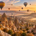 Cappadoce : montgolfières, rochers féeriques et les incontournables de la Turquie des merveilles explorez la cappadoce : vols en montgolfière, cheminées de fées, vallées spectaculaires et sites incontournables au cœur des merveilles de la turquie.