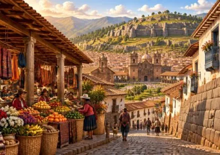 découvrez cusco, entre l’effervescence du marché de san pedro, les majestueuses ruines de sacsayhuamán et les trésors de l’ancienne capitale inca.