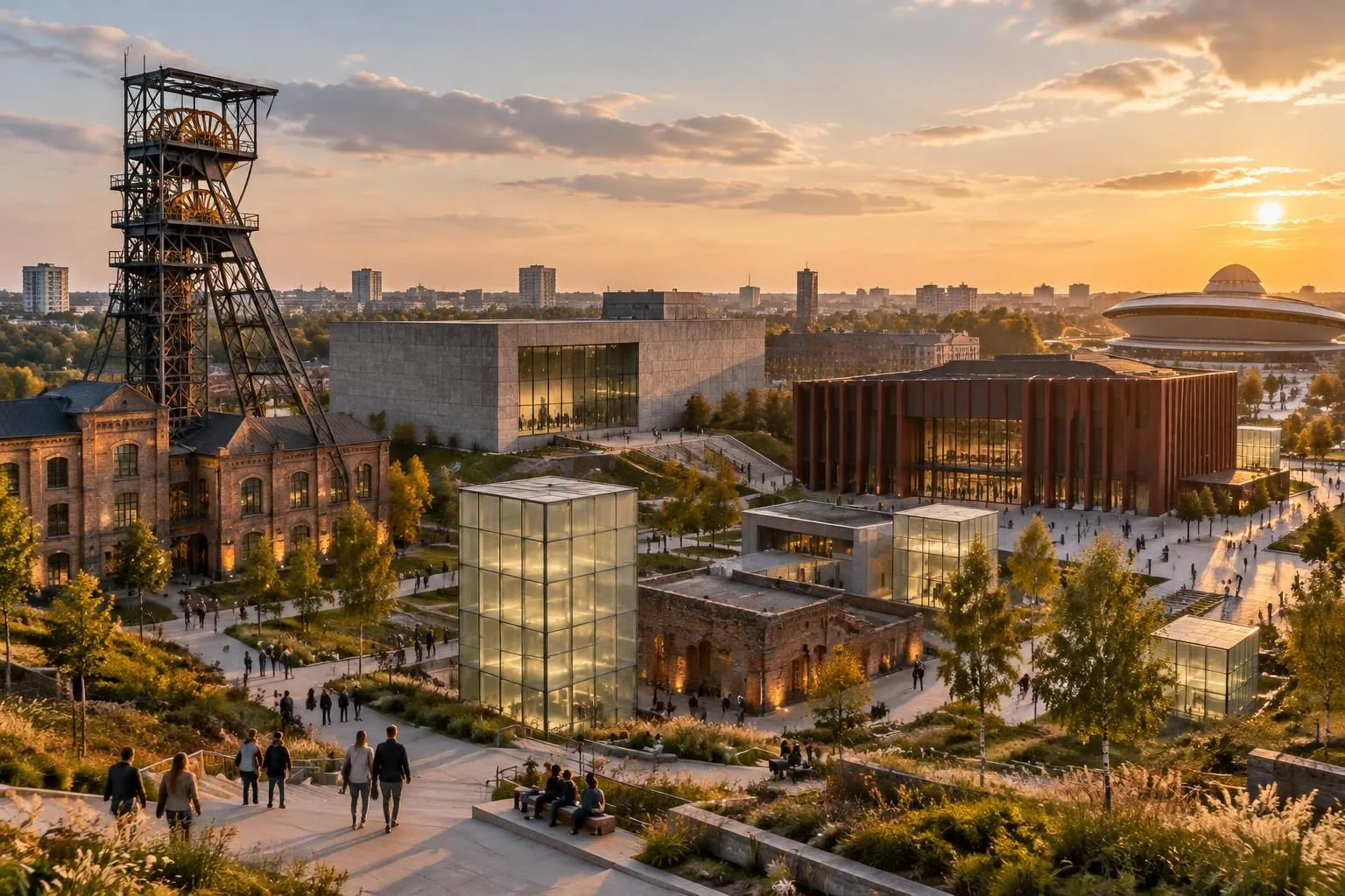 découvrez katowice, ancienne capitale industrielle de la silésie, aujourd’hui métamorphosée en haut lieu culturel de pologne.